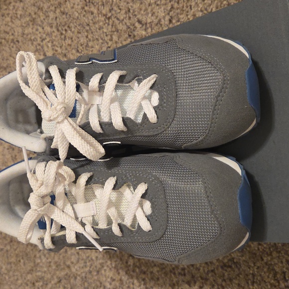New Balance Kids Sneakers - Gray and Blue - Picture 2 of 10